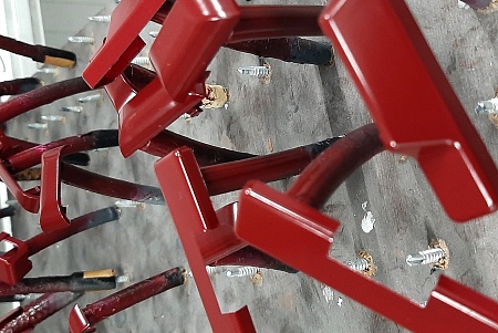 Покраска комплектующих и фурнитуры