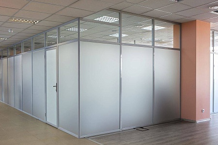 Виды офисных перегородок