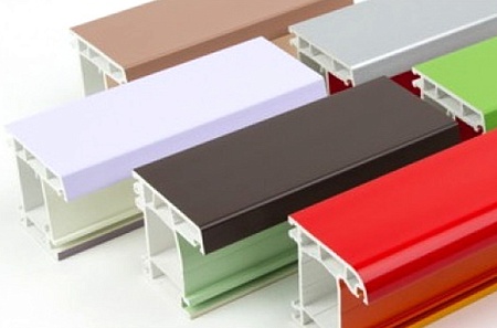 Покраска ПВХ профиля для лоджий и балконов