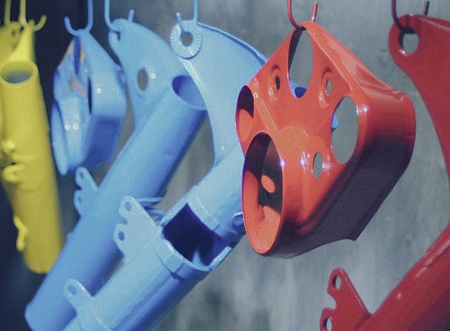 Порошковое окрашивание металлоизделий