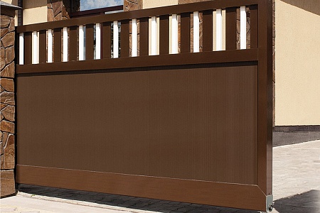 Откатные вьездные ворота